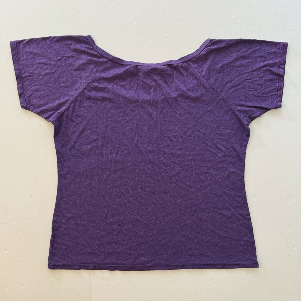 Junk Food Los Angeles Lakers 1948 Net Logo Off-Shoulder T-Shirt - Picture 3 of 5